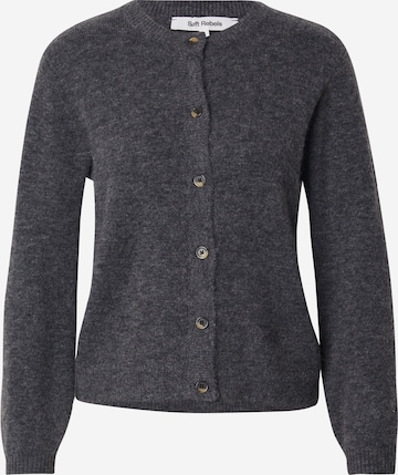 Soft Rebels - Cárdigan 'Allison' en gris: frente