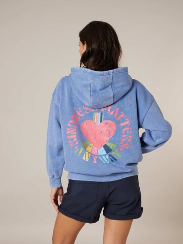 Sweat-shirt 'Orena' Deeluxe en bleu : devant