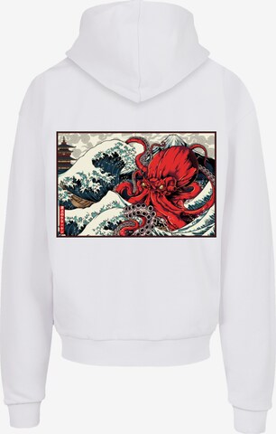 F4NT4STIC Sweatshirt 'Octopus Japan' in White