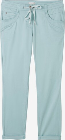 TOM TAILOR Slimfit Broek in Blauw: voorkant