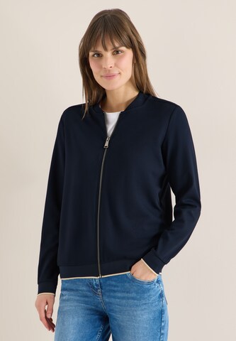 CECIL Sweatjacke in Blau: Vorderseite