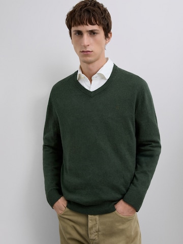 Scalpers Sweater 'Nos' in Green: front