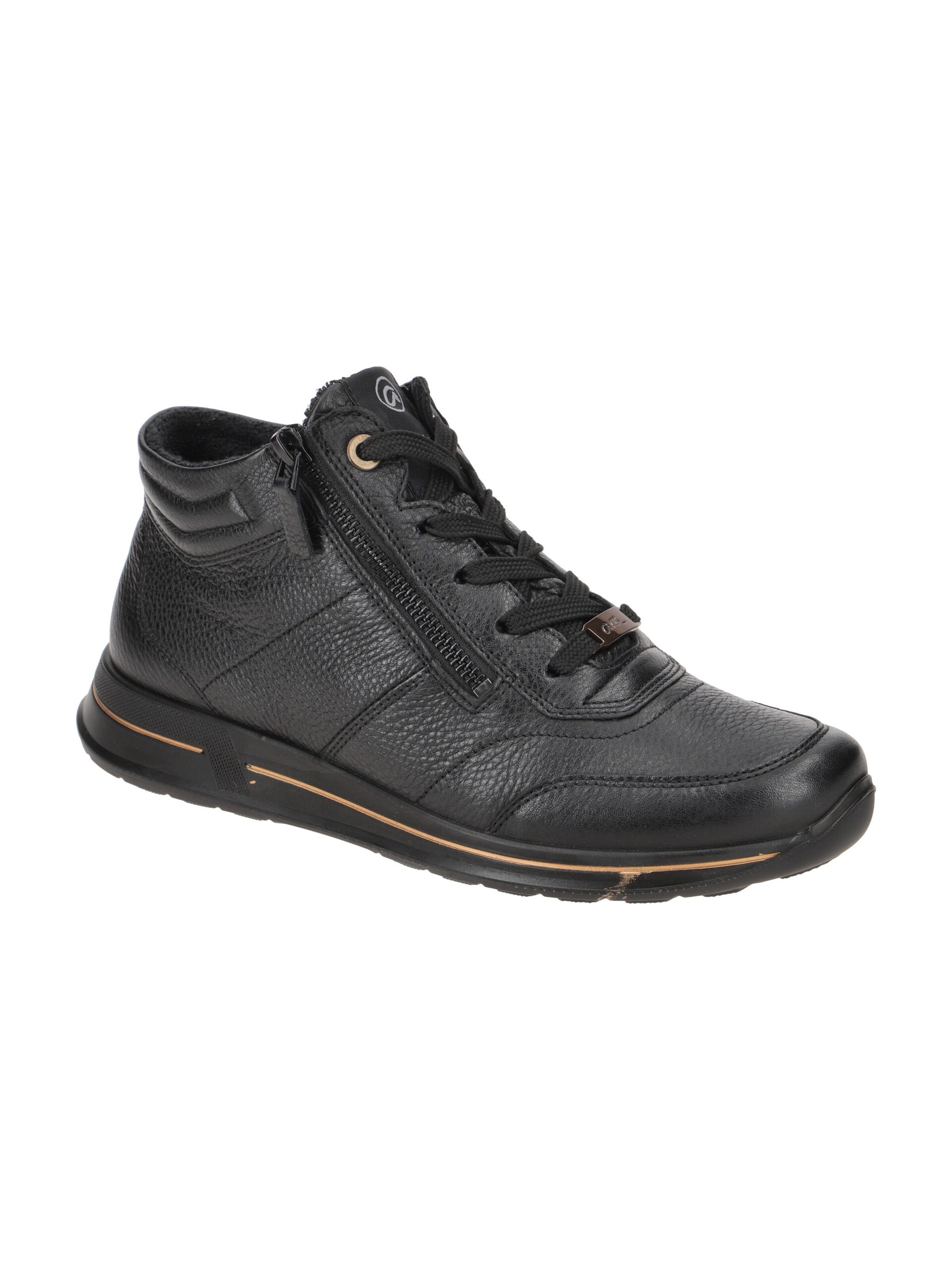 ARA Lace-Up Shoes 'ARA Osaka Schuhe Sneaker schwarz 12-24808' in Black: front
