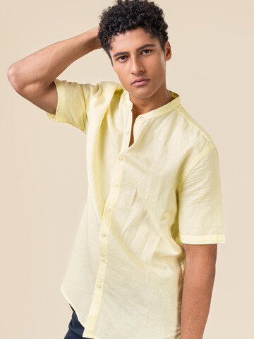 Living Crafts Regular Fit Hemd 'RUBEN'‌‌‌‌‌‌‌‌‌ in Gelb