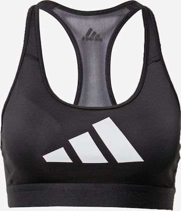 Bustino Reggiseno sportivo 'Don't Rest' di ADIDAS PERFORMANCE in nero: frontale