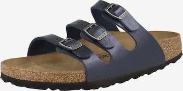 BIRKENSTOCK - Sapato aberto ' Florida' em azul: frente