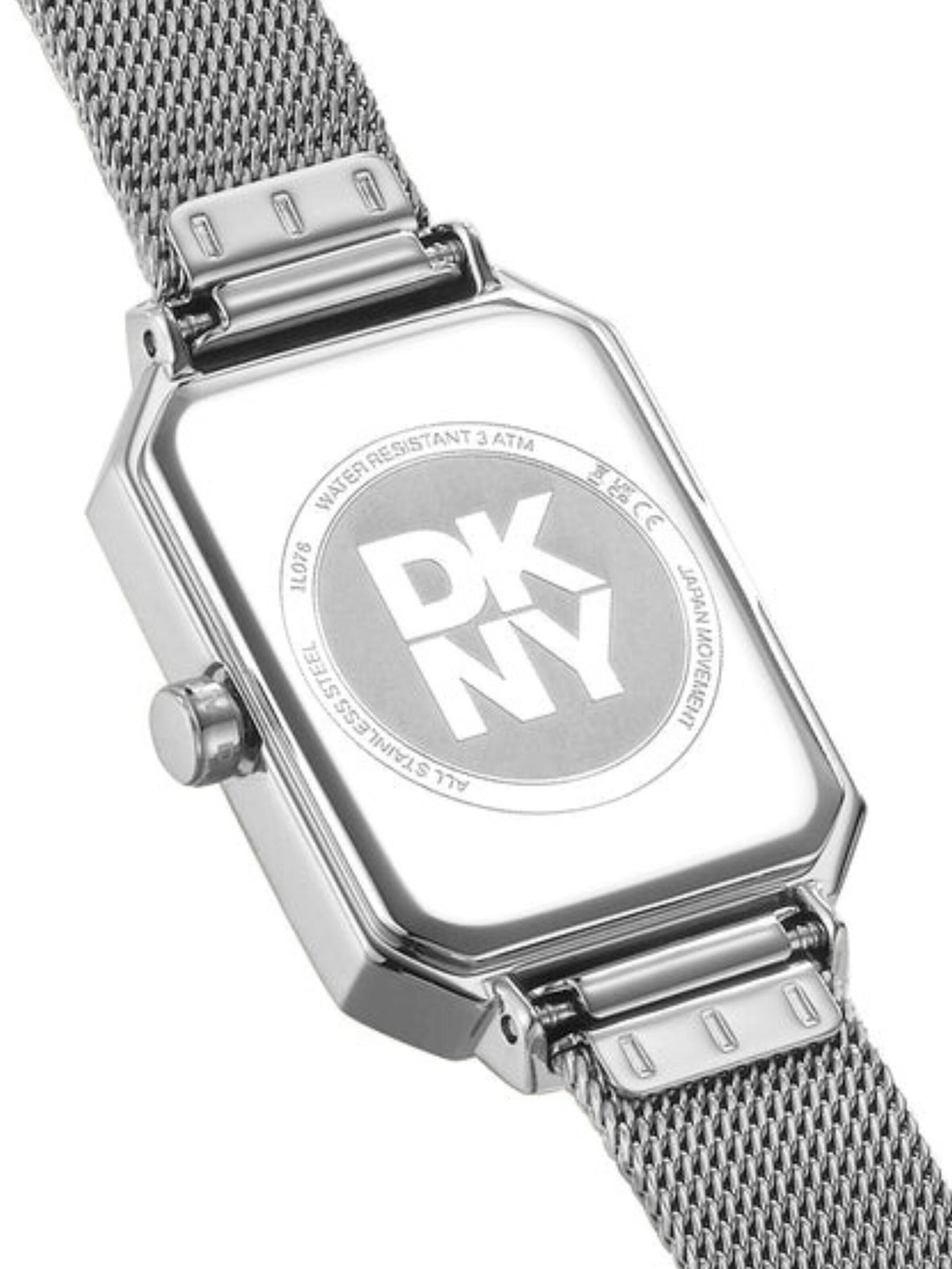 Montre à affichage analogique 'Uptown' DKNY en argent