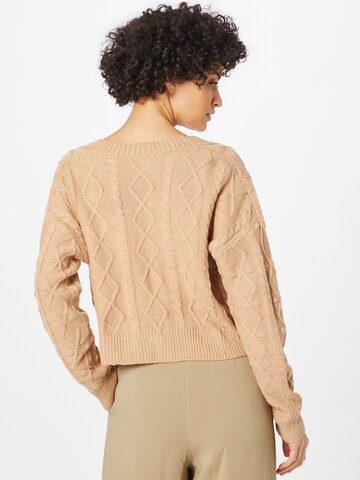 In The Style Knit cardigan 'PERRIE' in Brown