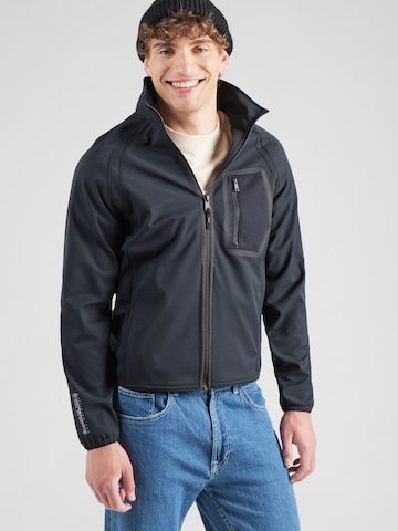 NAPAPIJRI Övergångsjacka 'B-LORZE' i svart: framsida