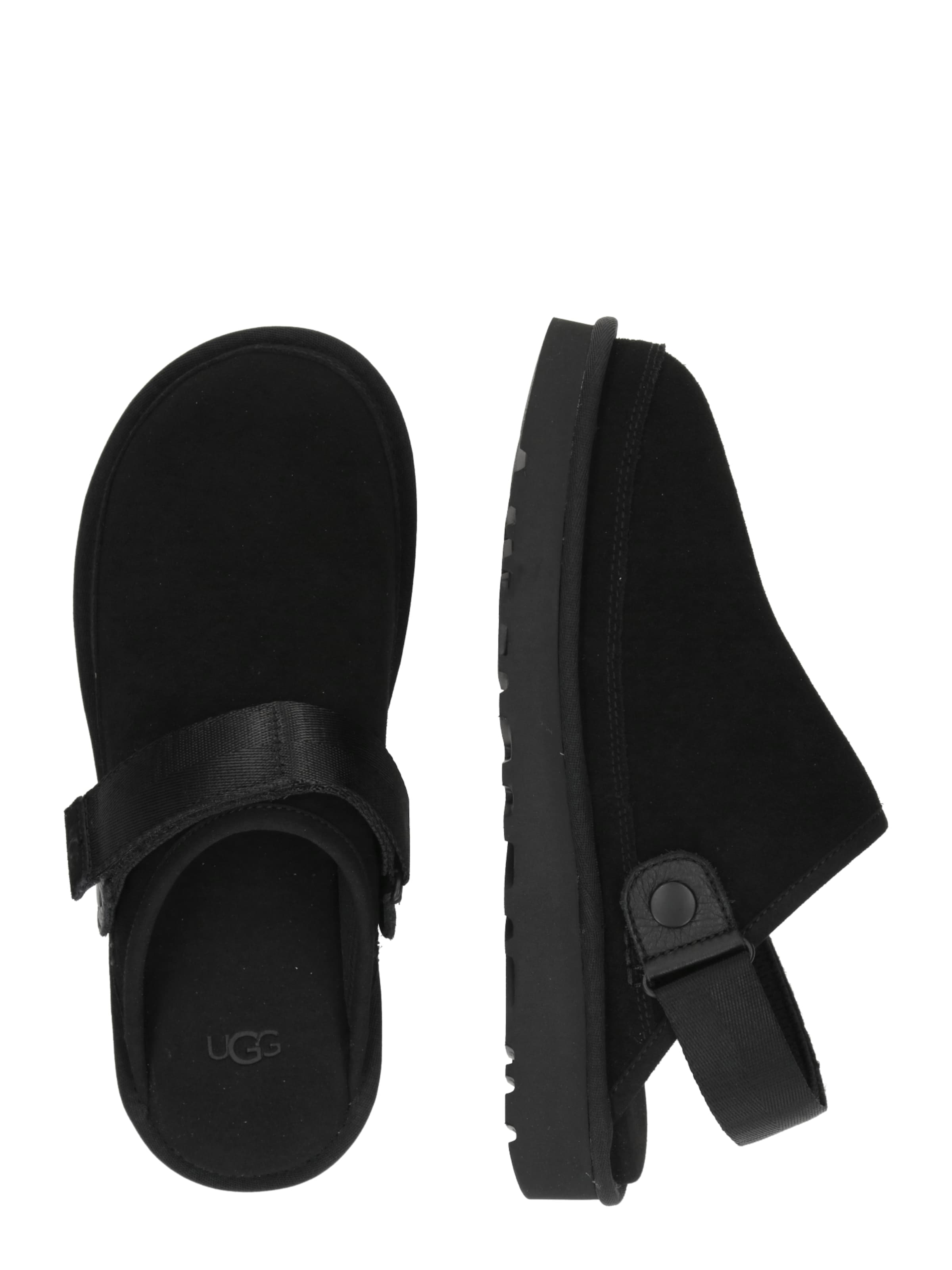 melns UGG Gumijas čības 'Goldencoast II'
