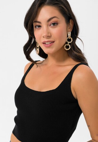 Felix Hardy Knitted top in Black