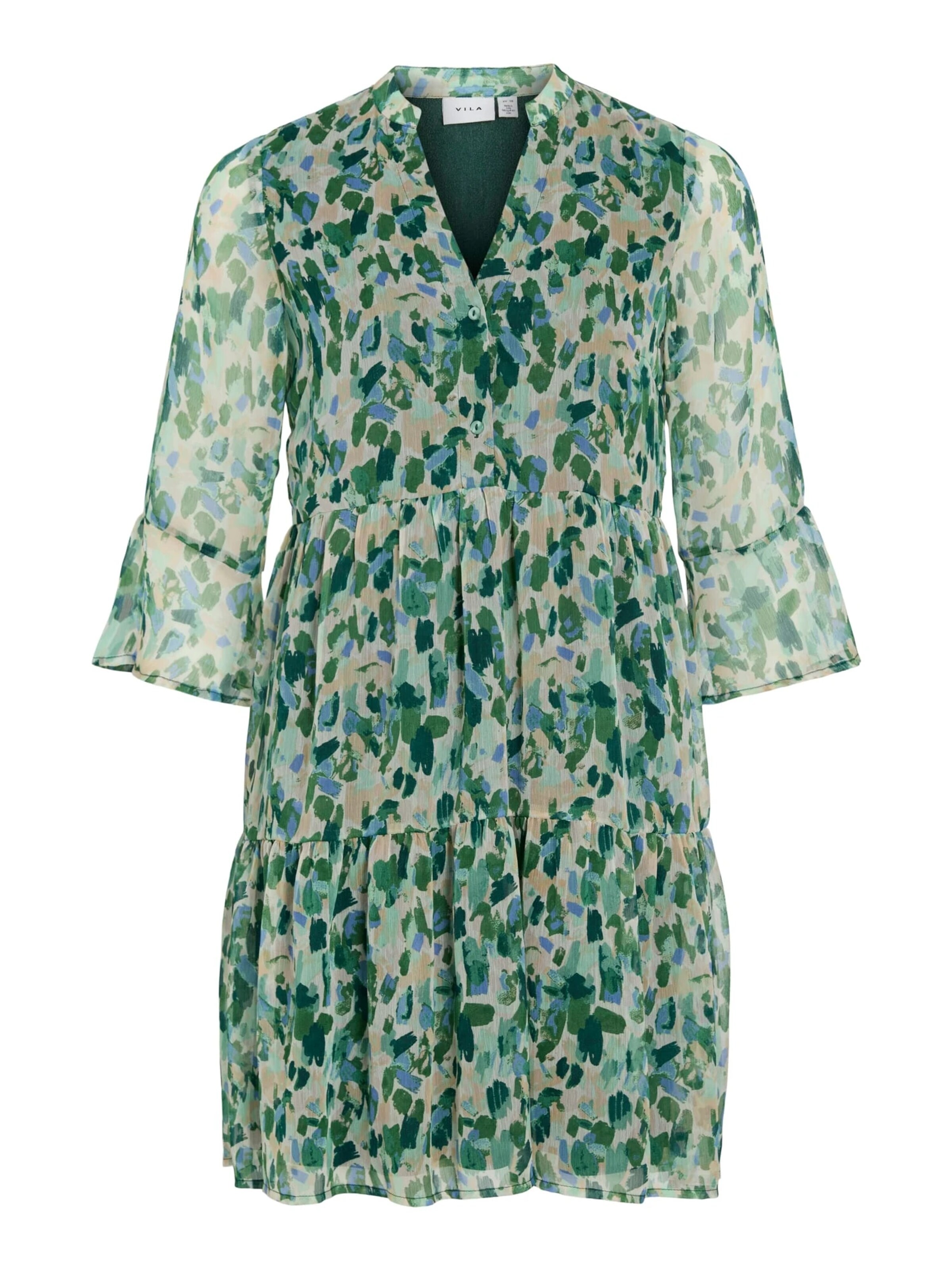 VILA Dress 'Emma' in Green: front