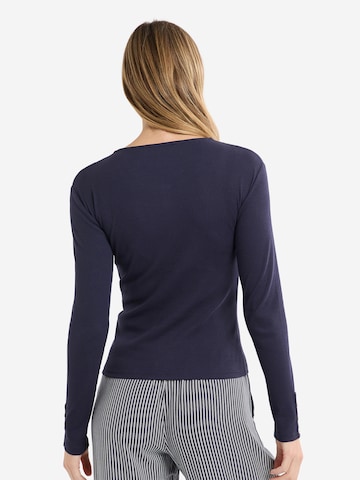 ETAM Pajama Shirt 'Holga' in Blue