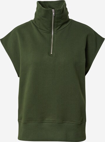 Sweat-shirt Nasty Gal en vert : devant