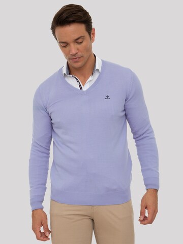 Pull-over 'Erky' Sir Raymond Tailor en violet : devant