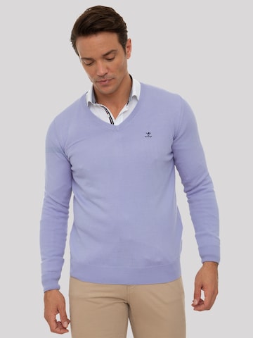 Sir Raymond Tailor Sweater 'Erky' in Purple: front