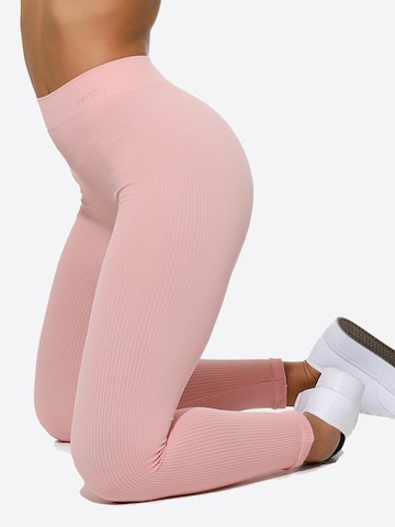 Skinny Pantalon de sport Yenita en rose