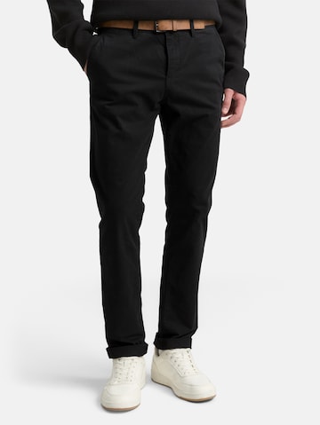 Slimfit Pantaloni chino di TOM TAILOR DENIM in nero