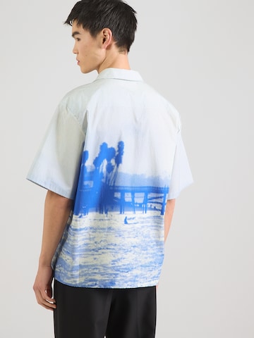 HUGO Regular fit Button Up Shirt 'Eligino' in Blue