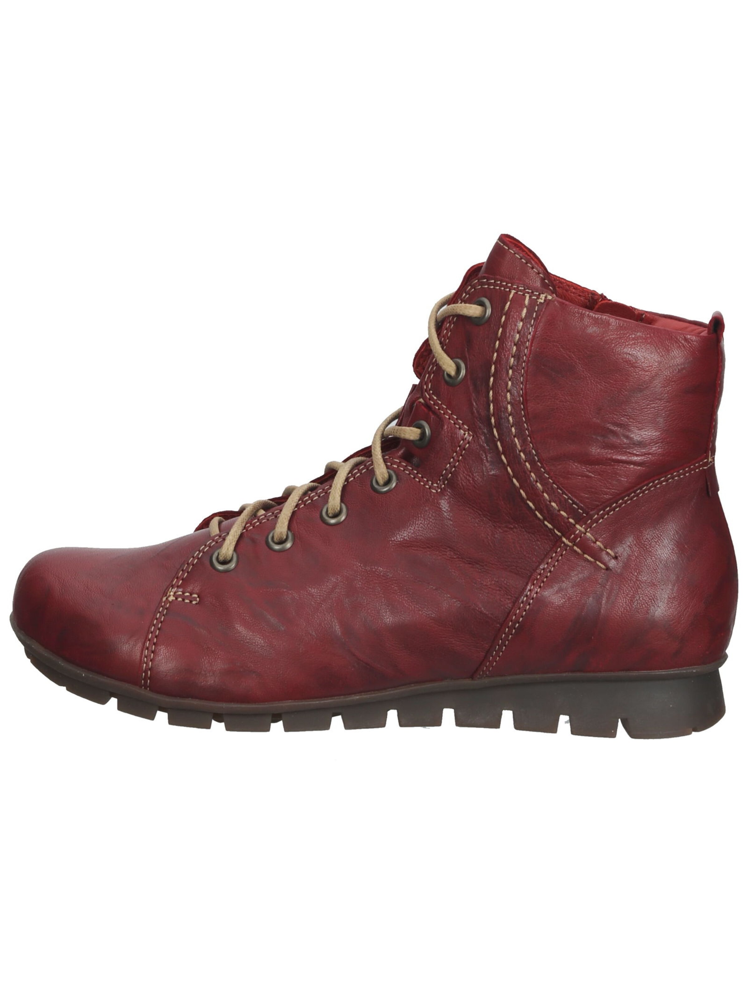 THINK! Schnürstiefelette 'Menscha' in Rot