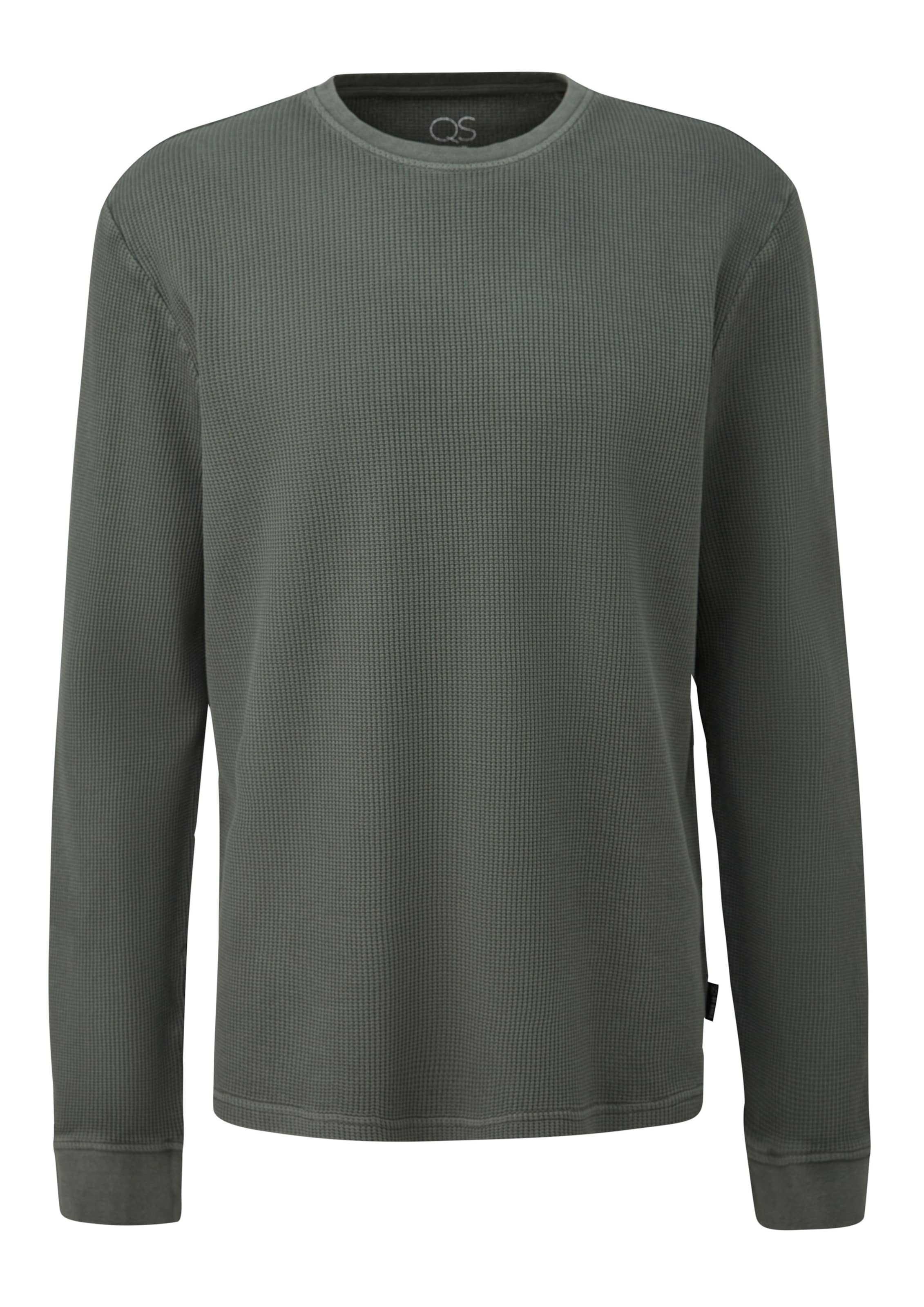 QS Shirt in Grün: Vorderseite