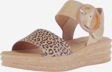 Sandales GABOR en beige : devant