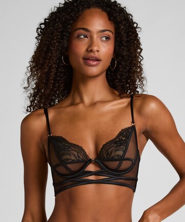 Hunkemöller Bra 'Amel' in Black: front