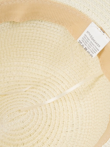 styleBREAKER Hut 'Panama Strohhut Hutband Azteken Muster'‌‌‌‌‌‌‌‌ in Beige