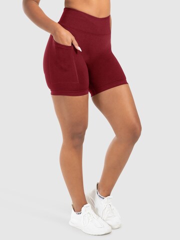 Smilodox Skinny Leggings in Red