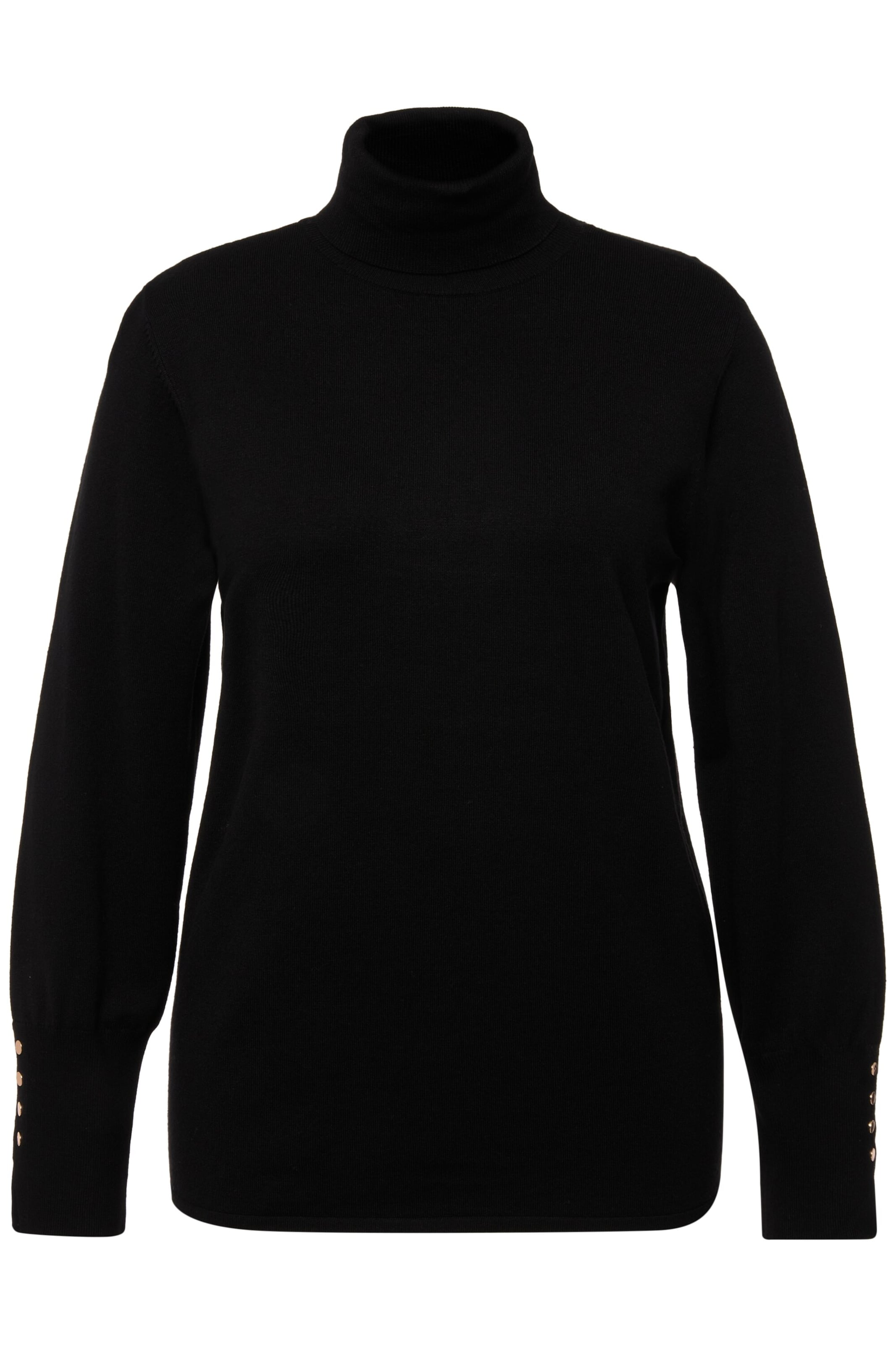 Ulla Popken Pullover in Schwarz: Vorderseite