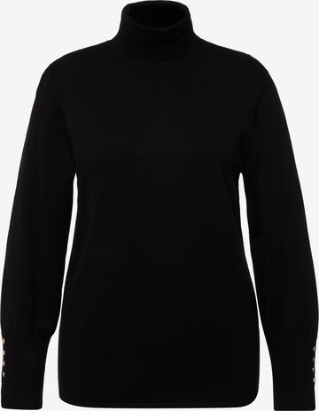 Pull-over Ulla Popken en noir : devant