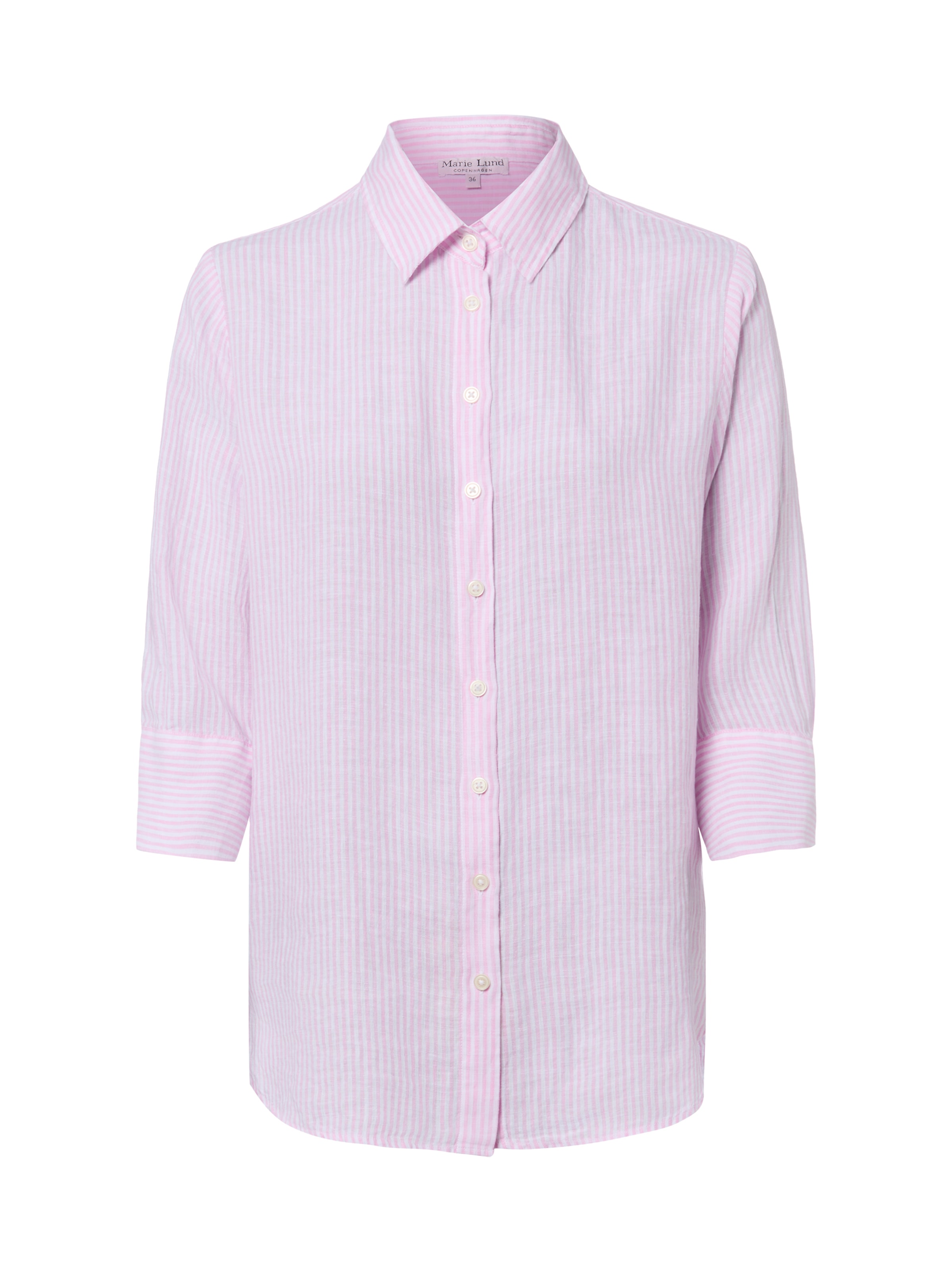 Marie Lund Blouse in Roze: voorkant