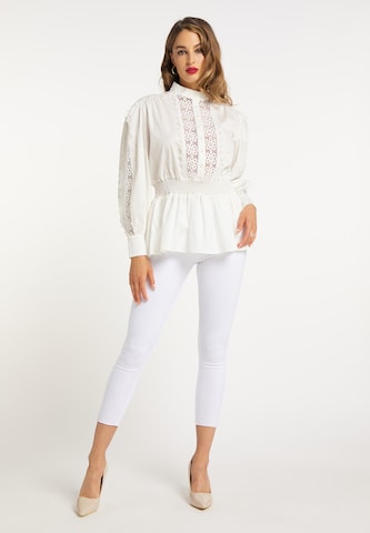 faina Blouse in White