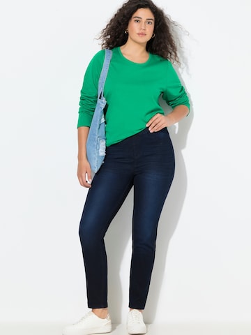 Skinny Jeggings 'Sienna' Ulla Popken en bleu