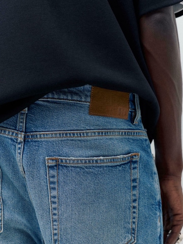 Effilé Jean Pull&Bear en bleu