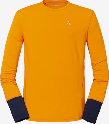 T-Shirt fonctionnel 'Sandegg' Schöffel en orange : devant