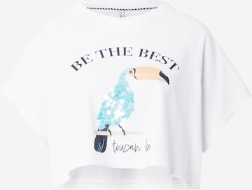 ONLY T-Shirt 'ONLKITA' in Weiß: Vorderseite