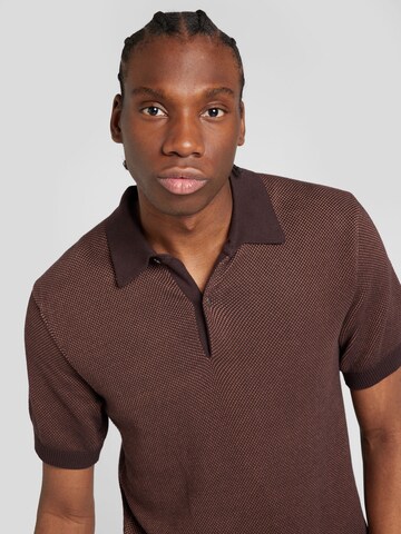 KnowledgeCotton Apparel Shirt in Brown