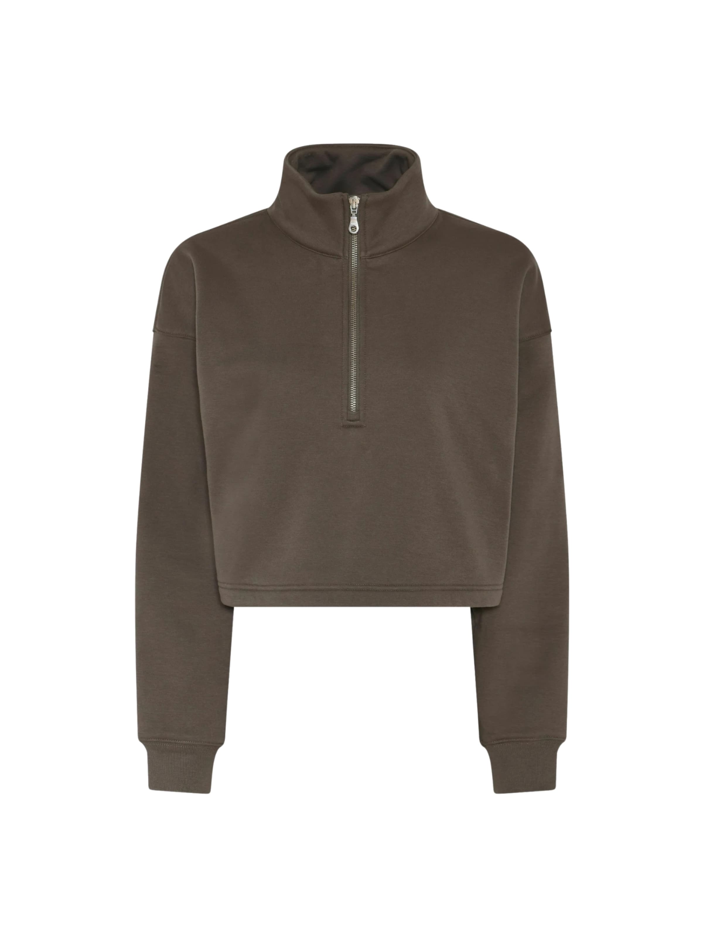 Girlfriend Collective Svetr ' Vega ' – šedá: přední strana