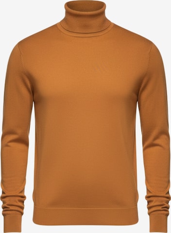 Pull-over 'OM-SWTN-0101' Ombre en beige : devant