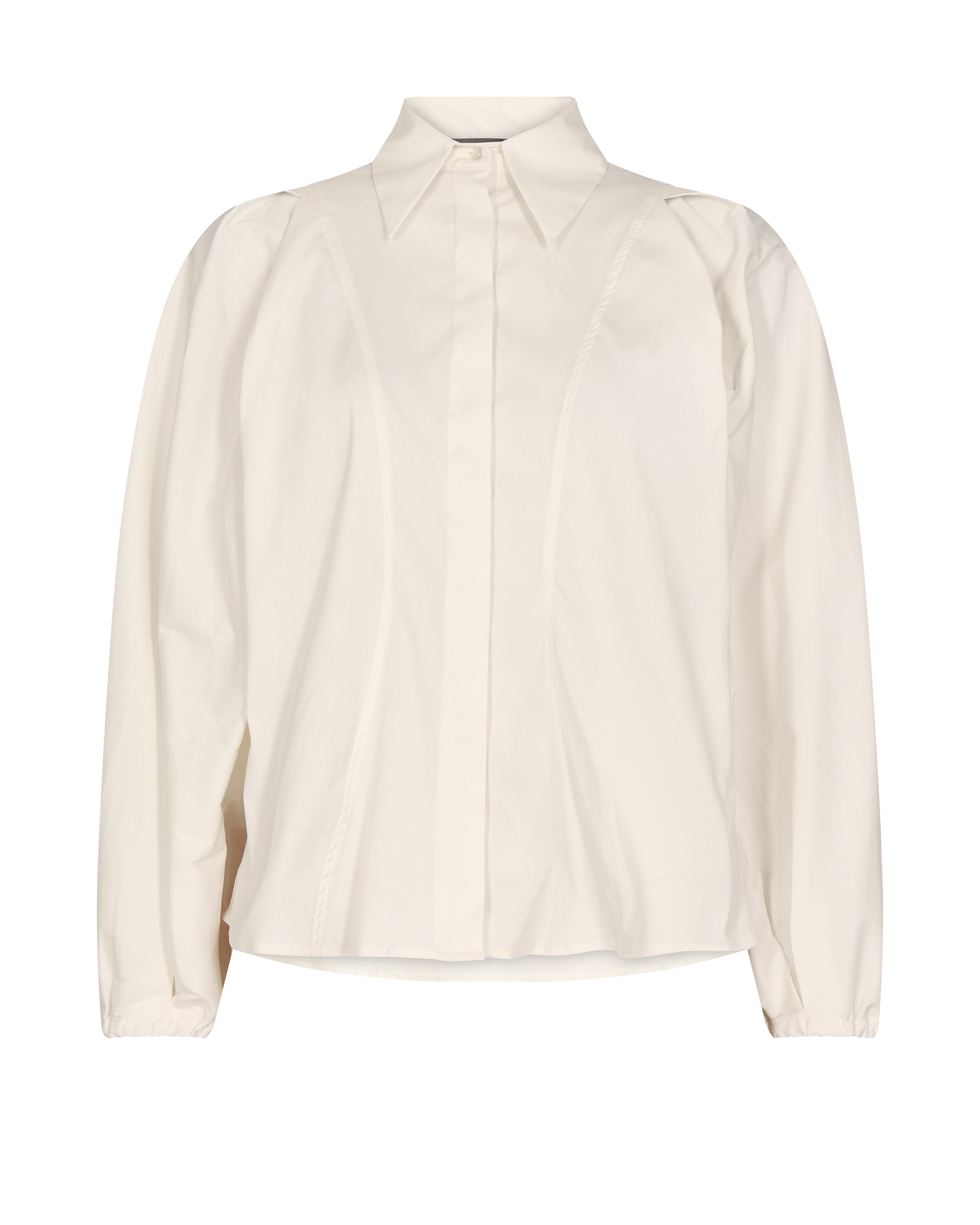 Chemisier MOS MOSH en beige : devant