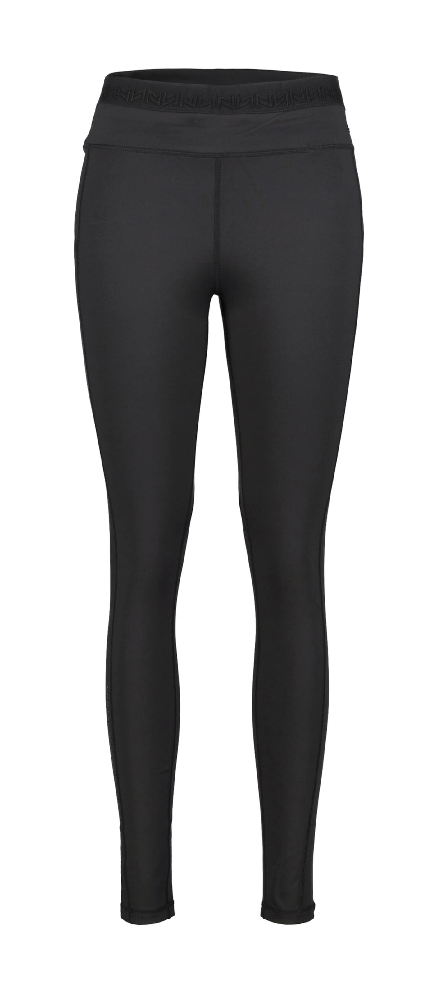 LUHTA Чорапогащи &#x27;Ikkamo&#x27; в черно: отпред