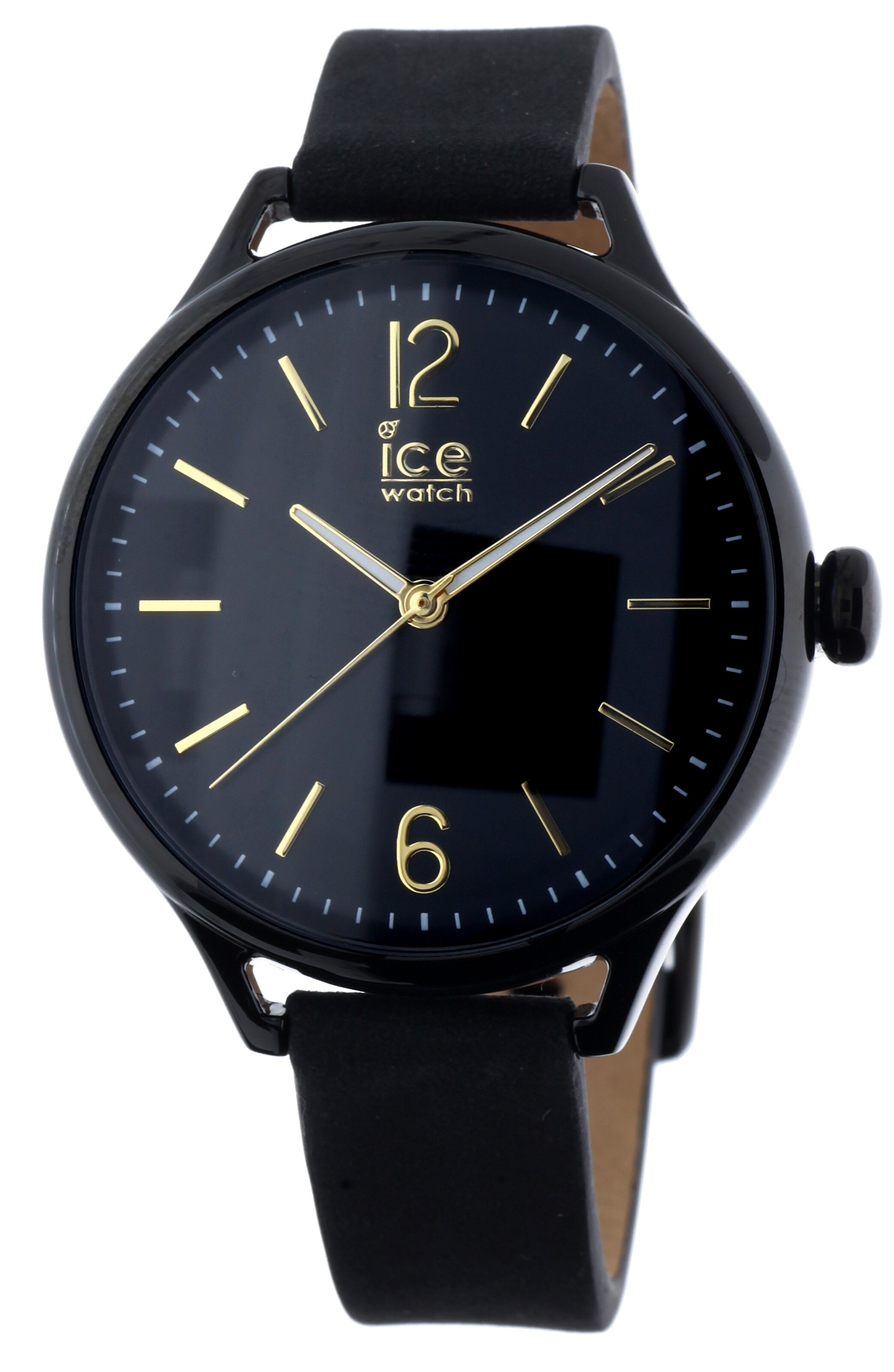 ICE WATCH Analoog horloge 'Ice Time' in Zwart: voorkant
