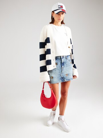 Tommy Jeans T-Shirt 'PREP LUXE 2' in Weiß