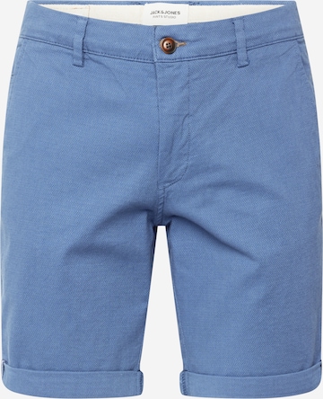 JACK & JONES Chino Pants 'Fury' in Blue: front