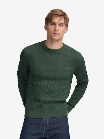 Polo Club Pullover in Grün: Vorderseite