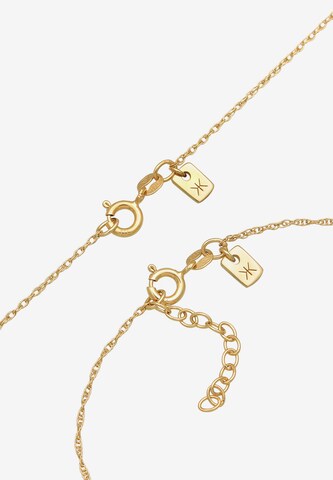 KUZZOI Jewelry Set 'Plättchen' in Gold