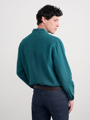 Regular fit Camicia 'Curator' di Seasalt Cornwall in verde