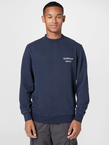 JACK & JONES Sweatshirt 'FIREFLY' in Blau: Vorderseite