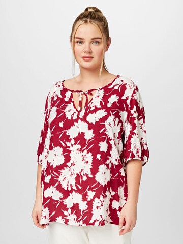 Persona by Marina Rinaldi Blouse 'BILIA' in Red: front